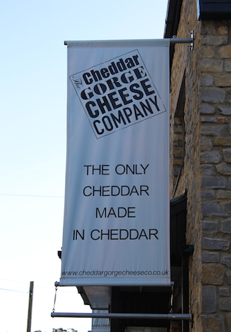 Cheddar Gorge Cheese Company Sign