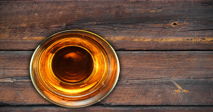 A glass of whisky