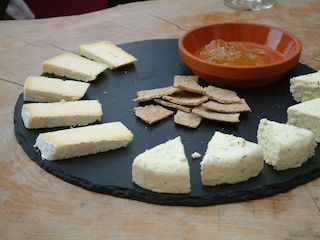 Sharpham Estate Cheese Tasting Platter
