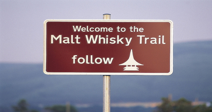  Malt Whisky Trail Sign