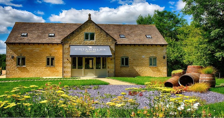 Cotswolds Distillery Building and Front Lawn