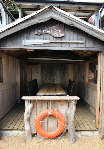 The Boathouse Restaurant at Steephill Cove near Ventnor