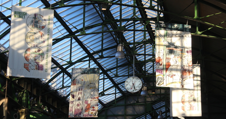 Roof arches Borough Market Southwark