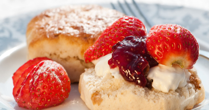 Devonshire Afternoon Tea Scones and Jam
