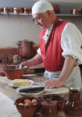 Georgian cooking demonstration authentic chocolate tart