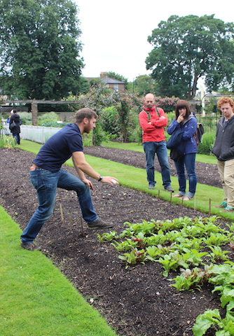 Joe Archer giving the Kew Kitchen Garden Talk