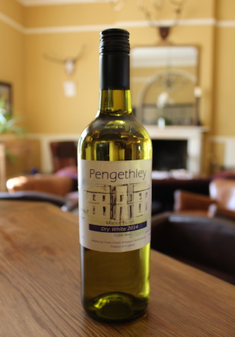Bottle of Pengethley Estate Wine