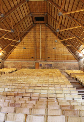 Interior Snape Maltings concert hall