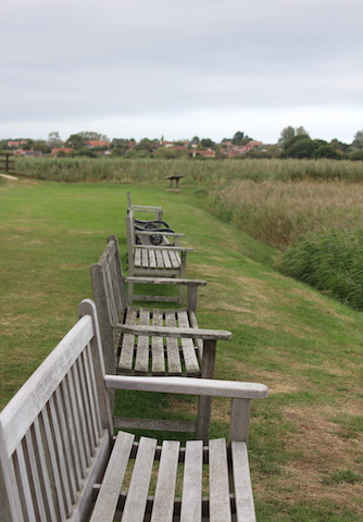 Picnic Benches Overlooking Wetlands Snape Maltings