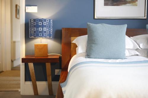 Hotel bedroom Llys Meddyg Newport