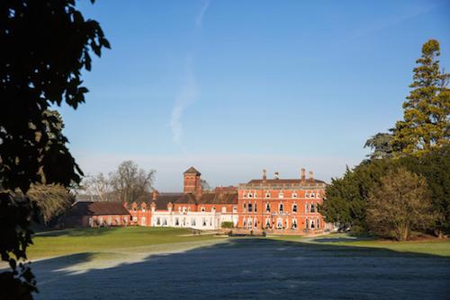 House and extensive grounds of Oakley Park Hotel Hampshire