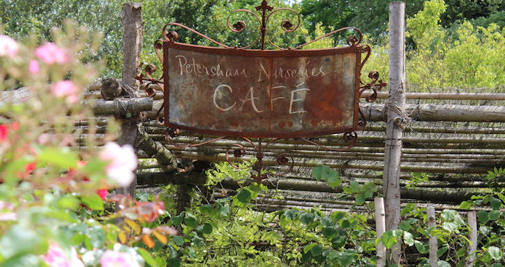 Cafe Sign Petersham Nurseries Gourmet Garden