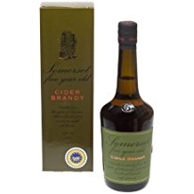 Bottle of 5-year old Somerset cider brandy