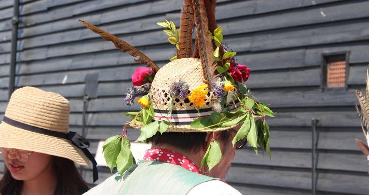 Morris dancer Whitstable Oyster Festival Kent