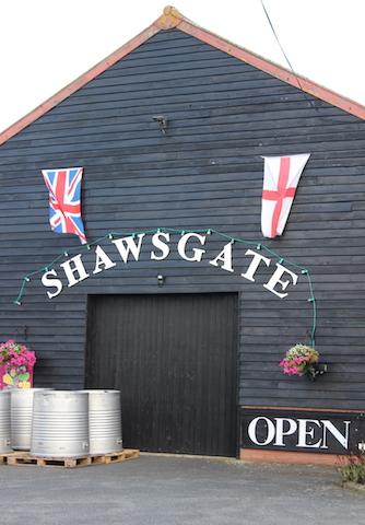 Shawsgate Vineyard and Winery building near Framlingham Suffolk