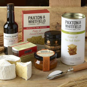 Paxton & Whitfield Christmas cheese hamper gift